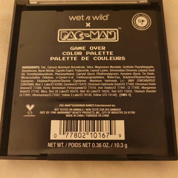 Wet 'n Wild Pac Man Limited Edition Eyeshadow Palette in Game Over - Picture 2 of 2